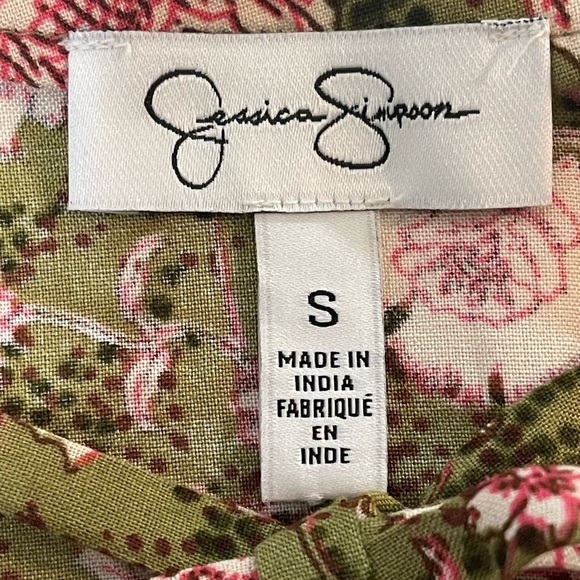 JESSICA SIMPSON LONG SLEEVED BOHEMIAN BELL SLEEVED BLOUSE SZ SM NWTS - Picture 6 of 8